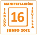 Manifestación de Empleados Públicos de la Junta de Andalucía. SEVILLA.16 de Junio.